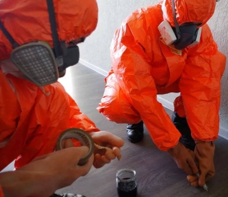 Очистка от ртути в помещении и на производстве